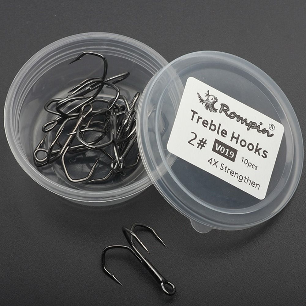 Прочные крючки Ahite из никеля с бородкой, рыболовные крючки, рыболовные снасти, тройные крючки из высокоуглеродистой стали, джиг