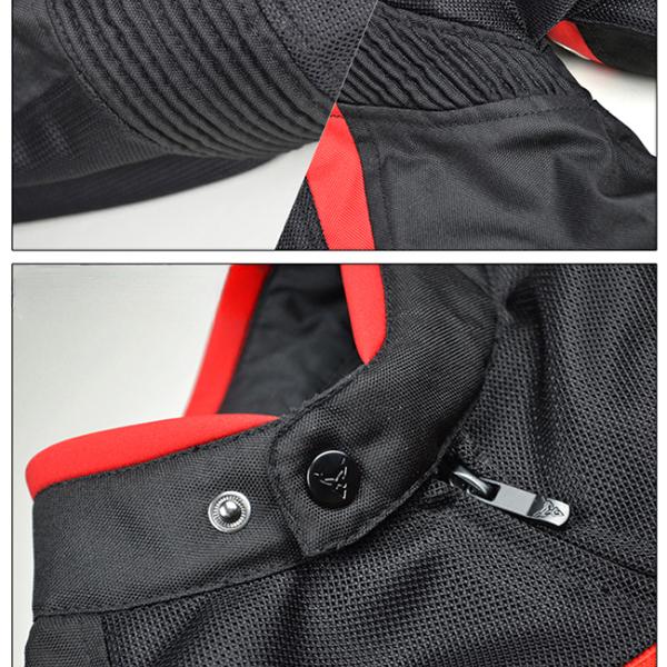 Мужская летняя защитная куртка для мотоцикла, дышащая куртка, водонепроницаемая светоотражающая одежда для мотоцикла с 5 защитными накладками