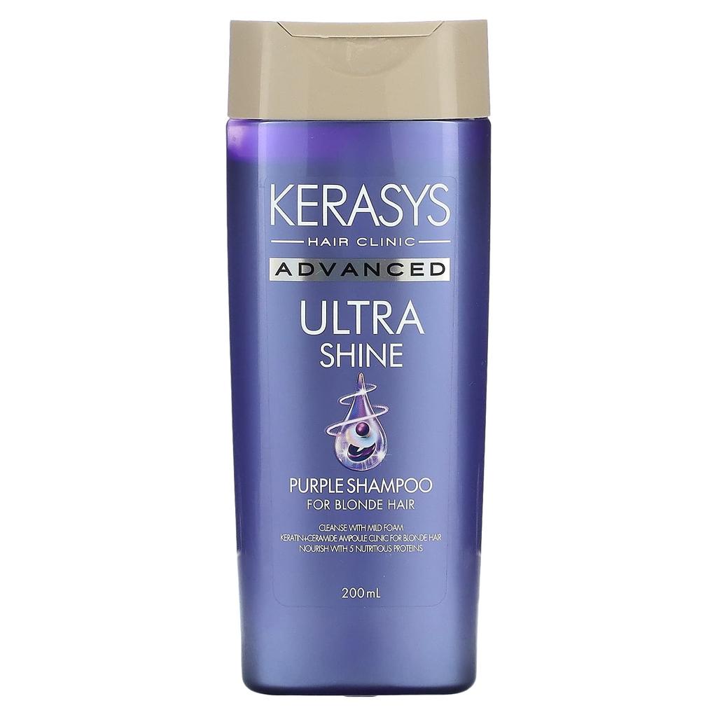 KERASYS Advanced Ultra Shine Purple Shampoo, for Blondes, 200ml