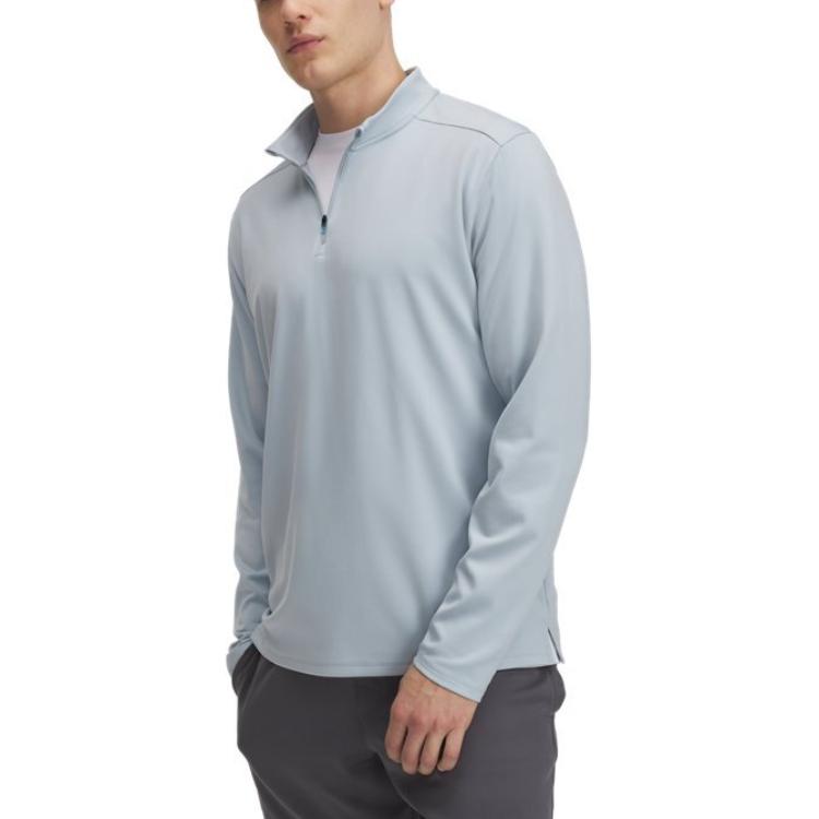 Under Armour Motion SS25 Fashion Comfortable Soft Skin-Friendly Long Sleeve T-Shirt Men Tops Harbor-Blue 1386980-465