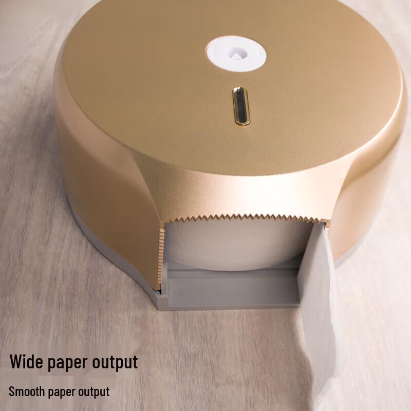 Wall-Mounted Round Waterproof Toilet Paper Holder