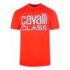 Cavalli Class Men's Floral Logo T-Shirt