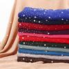 Lightweight Scarf Hot Drill Imitation Pearls Decor Headwrap Women Solid