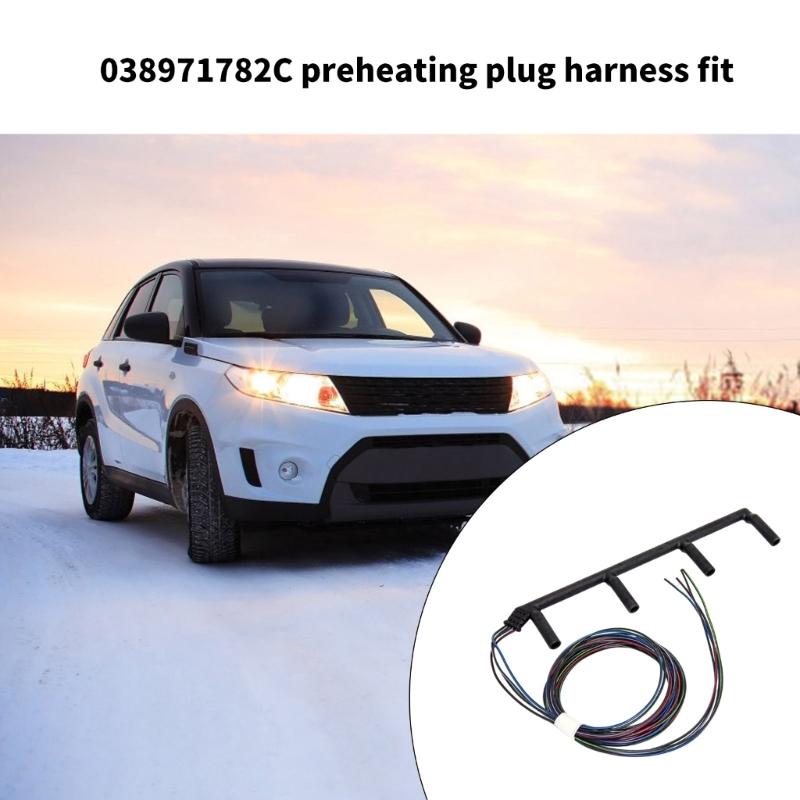 Подходит для Golf 038971782C 904-417 V10830116 84554003001 Автомобильные свечи накаливания и Разъемы жгута проводов моста Аксессуары