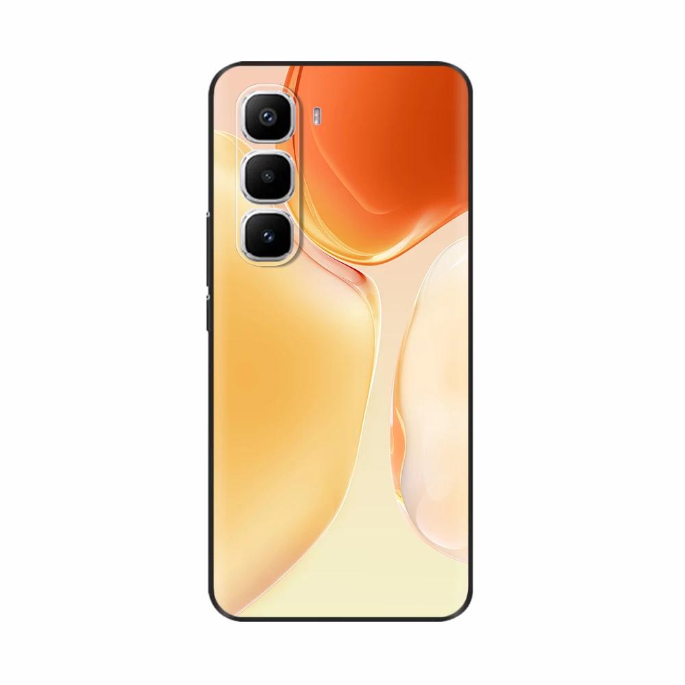 Чехол для Infinix Hot 60 Pro Plus Популярный Чехол с Цветком в Форме Сердца Мягкий ТПУ Силиконовая Задняя Крышка Для Телефона Infinix Hot 60i Hot60 Pro