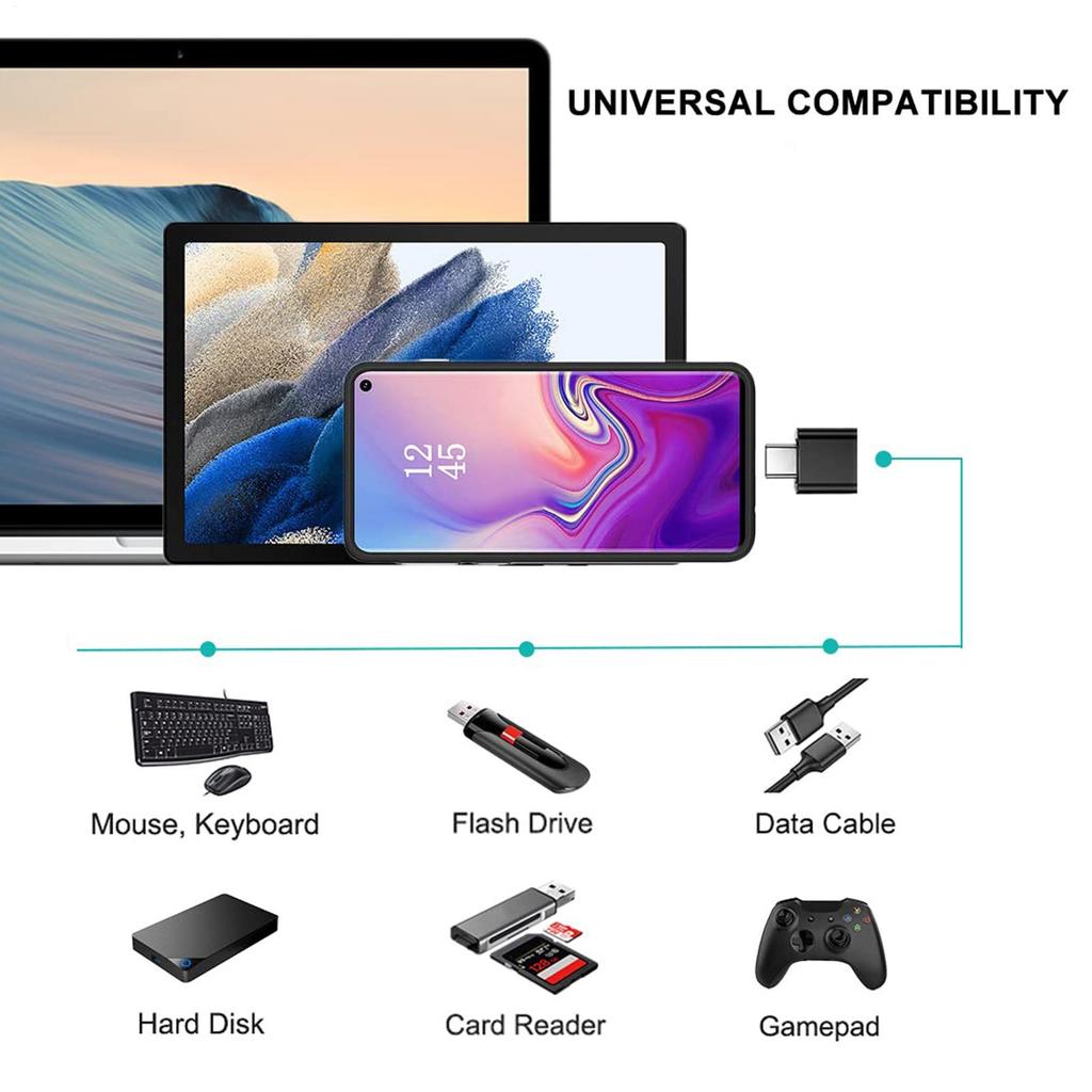 Type C Converter Portable Multifunctional Lightweight Adapter Travel Accessories Good Heat Dissipation Small Gadgets for Phones