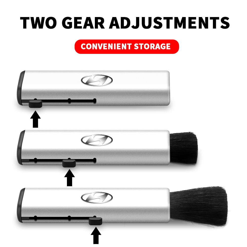 Car Detail Cleaning Brush Auto Air Vent Cleaner Accessories For Hyundai i30 Tucson i20 Creta HB20 Sonata Elantra i10 Kona Accent B32