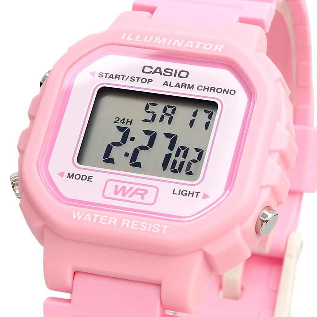 CASIO Цифровые наручные часы Пастельные Международная модель LA-20WH-4A1, Женские, Девочек, Детей, Розовые, [Б/У]