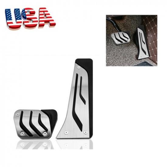 For BMW F30 F10 E39 E90 E60 X1/3/5 2005- 2Pcs AT Gas Brake Foot Pedals Cover