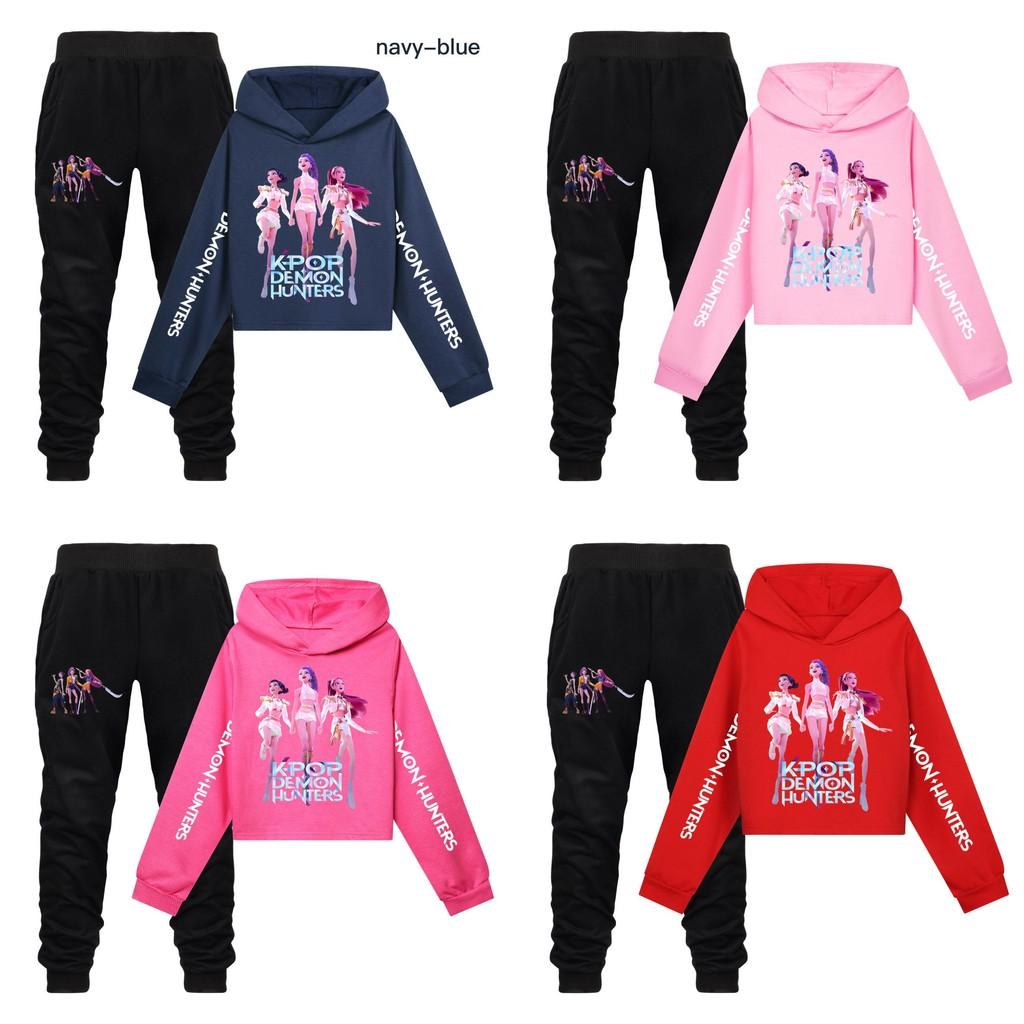 Kpop Demon Hunters Kids Sportswear Set With Cotton Fabric For Active Play