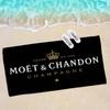 Французский бренд шампанского Moet & Chandon Большие микрофибровые пляжные полотенца Быстросохнущие полотенца Полотенце для бассейна Для путешествий Бассейн Йога