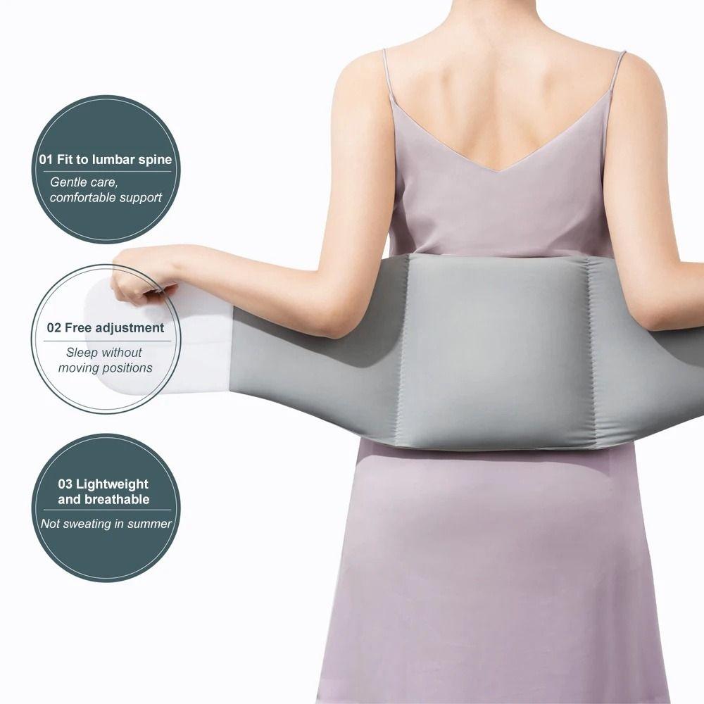 Comfortable Lumbar Support Pillow Adjustable Wrap Around Lumbar Roll Pillow Four Seasons