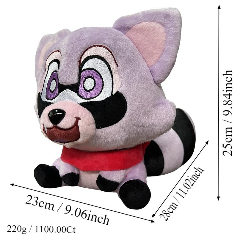 Purple Indigo Park Raccoon Plush Toy Doll Decoration Gift Animal Ornament Filler