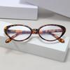Small Framed Versatile Anti-Blue Light Glasses Fashionable Cat-Eye Unisex Daily Commuting Clear Lens Optical Eyeglasses
