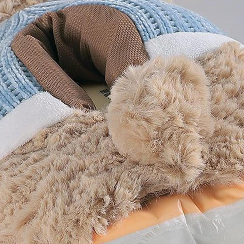 Милый Мишка Держатель для салфеток Мусорное ведро 2-в-1 Автомобильное мусорное ведро и коробка для салфеток Мягкая плюшевая автомобильная коробка для салфеток Милая и креативная коробка для подлокотника автомобиля