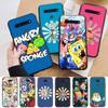 AS19 Spongebob Friend Black Case for iPhone 16 15 Plus 14 13 12 11 Pro 8 7 6S SE 5S X XR XS Max Realme C30 C33 C31 9I Huawei Y8P Y9 Sofe Cover