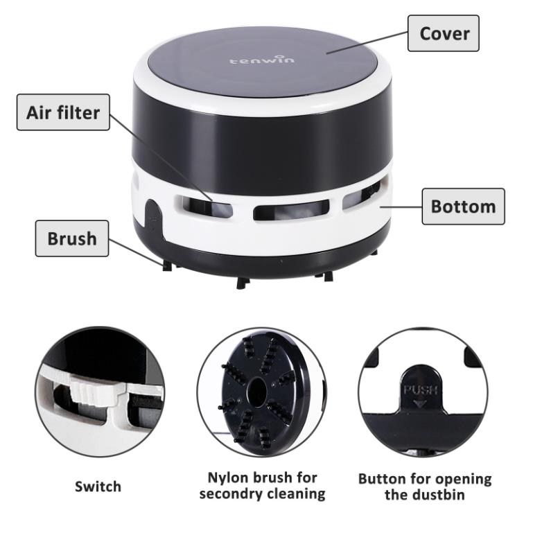 Мини настольный пылесос, умный робот-подметатель, портативный пылесос, бытовой мини-компьютер, автомобильный пылесос, офисные подарки