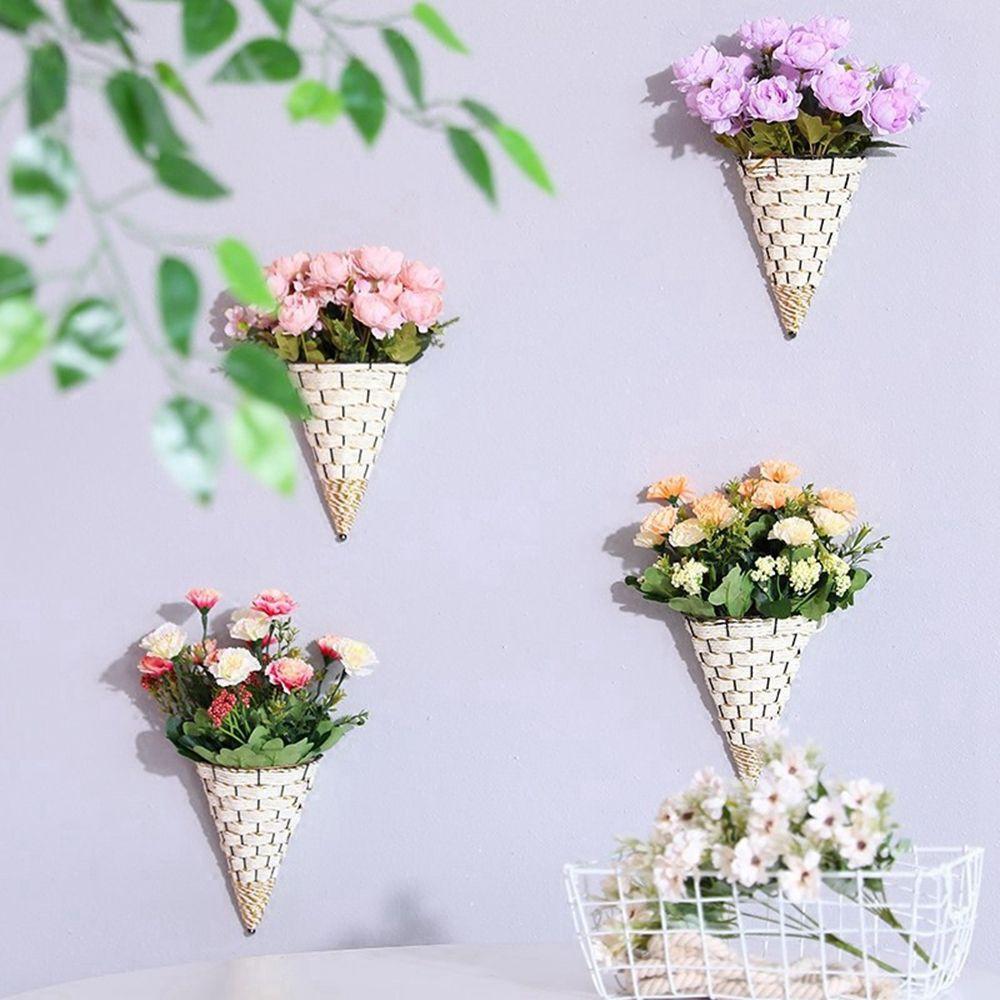 Форма Уличное украшение для дома, сада, стены, вазы, держатель для хранения, цветочная корзина, цветочный горшок