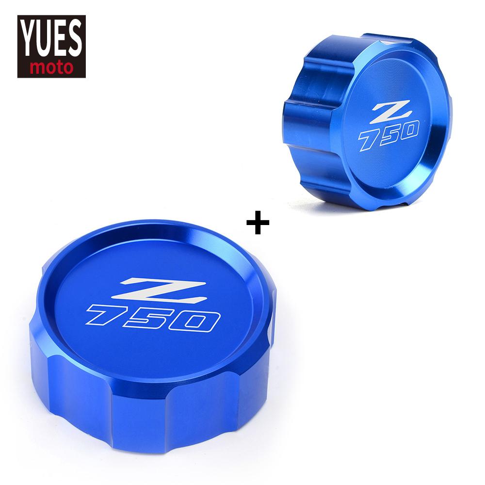 Аксессуары для мотоциклов, красная передняя и задняя крышка главного резервуара цилиндра для Kawasaki Z750 Z 750 2007-2012 2008 2010