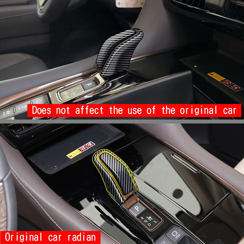 LHD RHD для Toyota Alphard Vellfire 40 Series 2024 2024 ABS черная ручка переключения передач автомобиля крышка головки коробки передач наклейка аксессуары