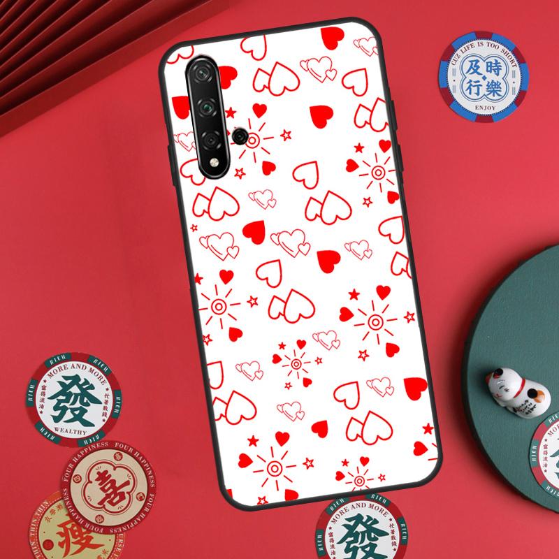 Сердечки Мультяшные Девочки Для Huawei Nova 5T 10 9 SE 7i 8i 11i 12i Y73 Y90 Y70 Y72 Y61 Y91 P60 Pro P30 P40 Lite Чехол