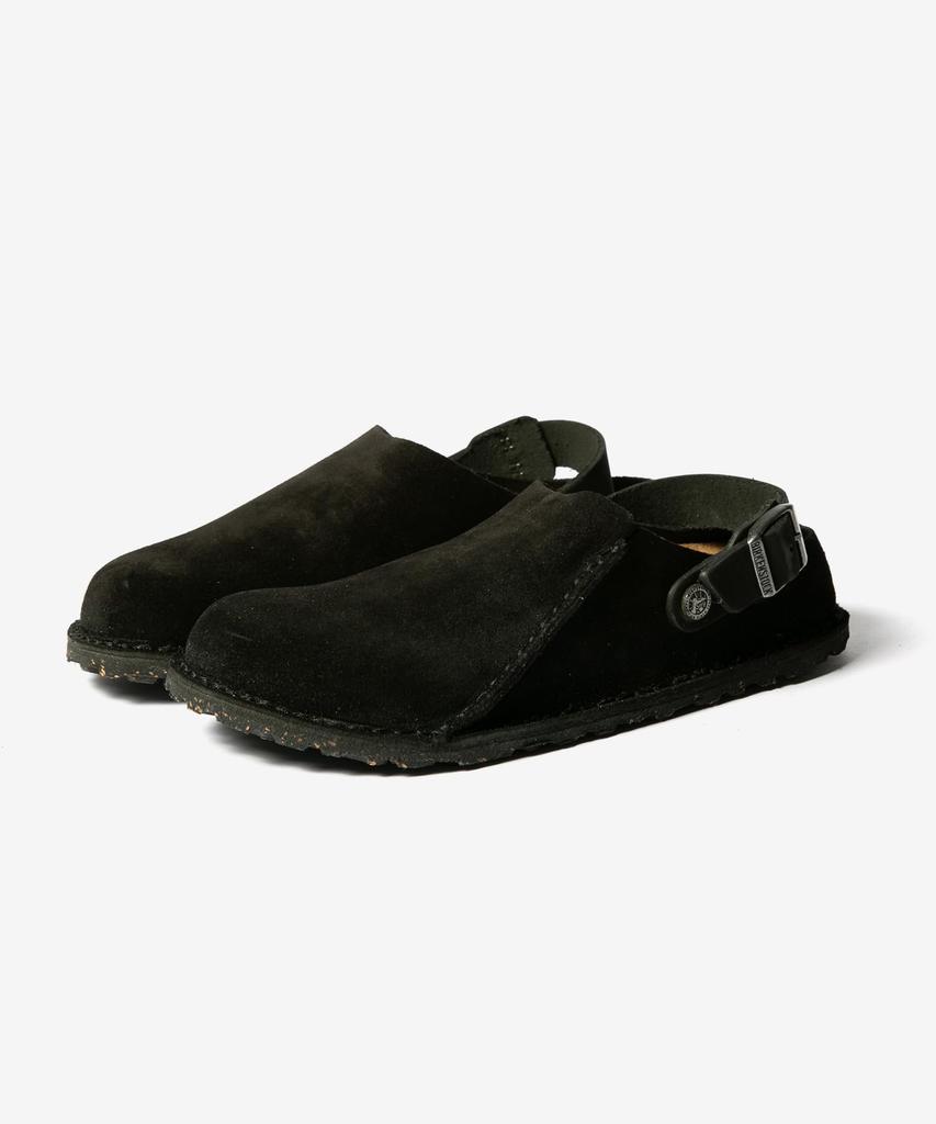 Birkenstock Lutry Премиум Замша 1025356 ЧЕРНЫЙ Узкая посадка 36 / 23,0 см Комплект включает Сандалии