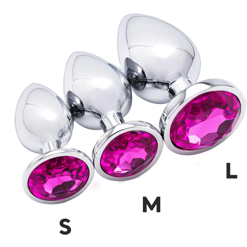 Анальная пробка Gem Анальная пробка Массаж простаты Дилататор Пробка Ювелирные изделия Стимулятор анальной дилатации Анальная пробка Секс-игрушки Игра для взрослых Анальная пробка