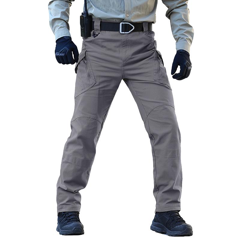 Мужские тактические военные брюки с множеством карманов, эластичные брюки карго, повседневные, 97% хлопок, для активного отдыха, походов, работы