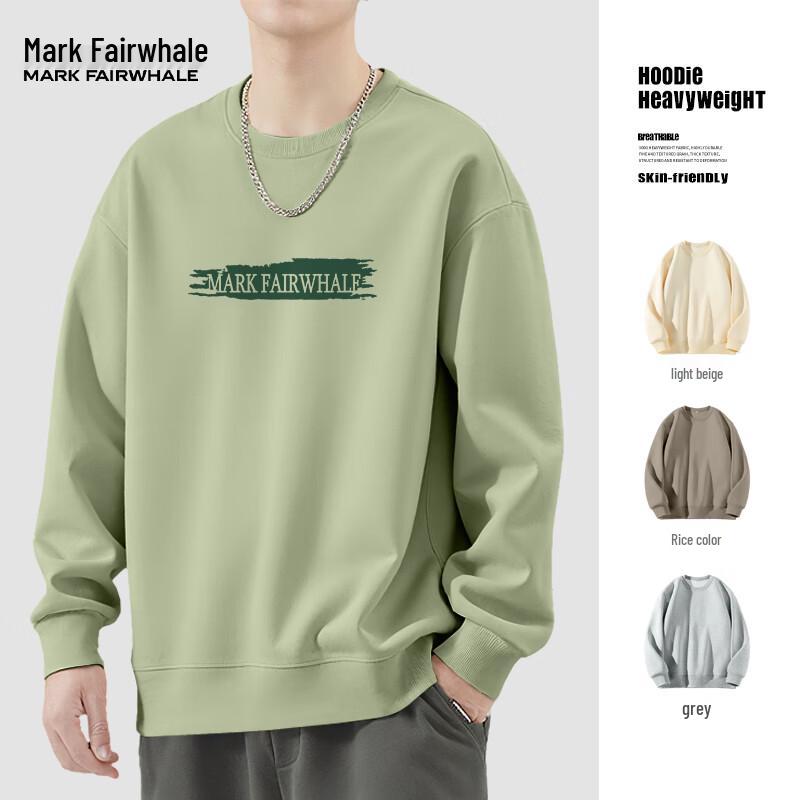Мужской свитшот Mark Fairwhale из плотного материала, свободного кроя, с круглым вырезом