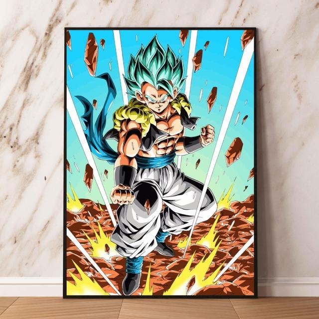 Картина на холсте, настенная живопись, Жемчуг Дракона, украшение в виде карот, картина для комнаты, дома, подарок, картина