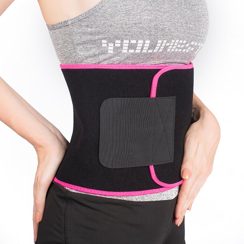 Dropshipping Stomach Sweat Belt Sauna Slimming Waist Trimmer Belt for Workout, Running, Gym, Walking