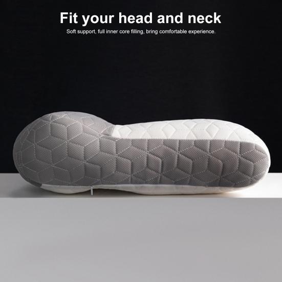 Ортопедическая подушка для глубокого сна, толстая эластичная пена с эффектом памяти, безболезненная подушка для защиты шеи и шеи для сна