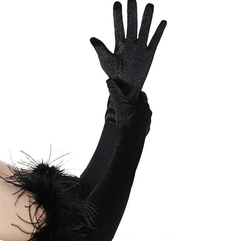 Взрослые перчатки с длинным рукавом Рождественское оперное шоу Свадебное вечернее платье Перчатки для вождения