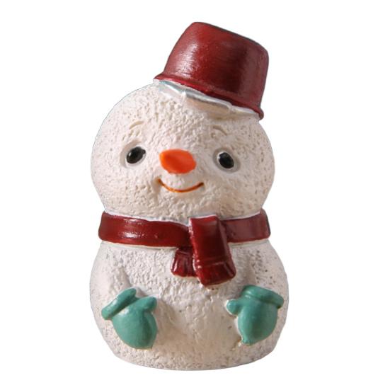 Christmas Miniature Figurines Mini Resin Santa Claus/Snowman/Tree/Bear/Rabbit Figurine 3D Cute Christmas Statue for Home Desk Decor Dollhouse