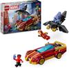 Конструктор LEGO Marvel 76310 Авто Железного Человека и Чёрная Пантера против Красного Халка