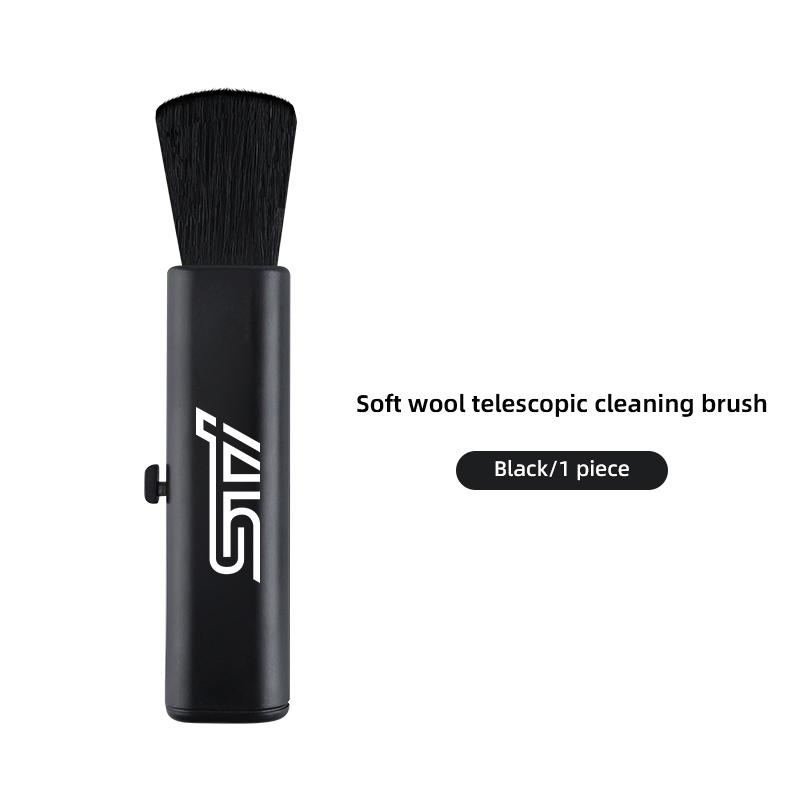 Subaru Car Retractable Cleaning Soft Brush Interior Tool Accessories For STI Tribeca Forester Impreza Crosstrek XV Smart Legacy erg3