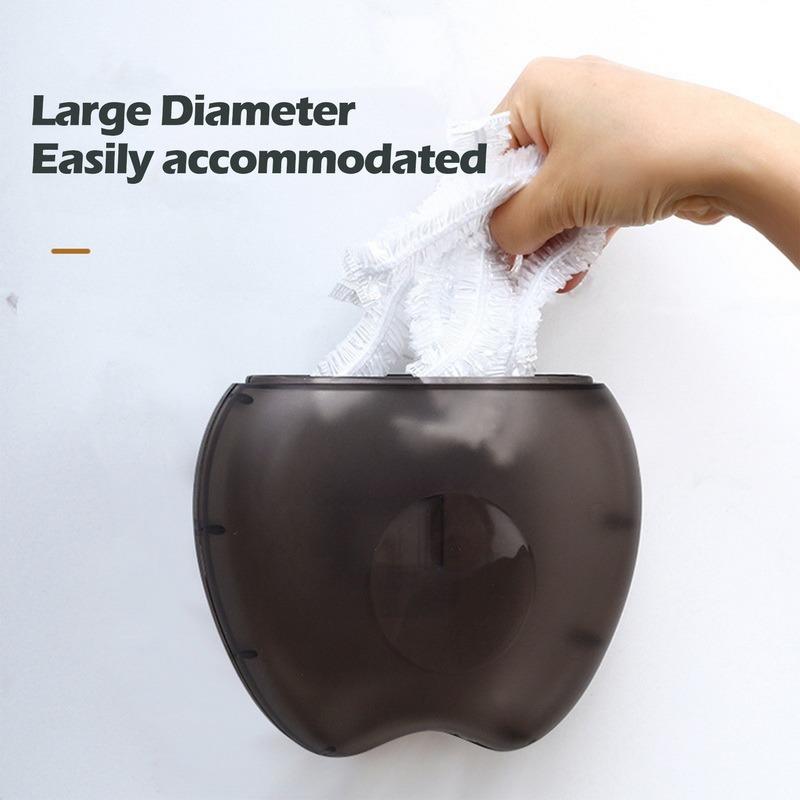Apple Shape Disposable Food Cover Storage Box Wall-mounted Plastic Wrap Elastic Fresh Keeping Bag Organizer Kitchen Containers