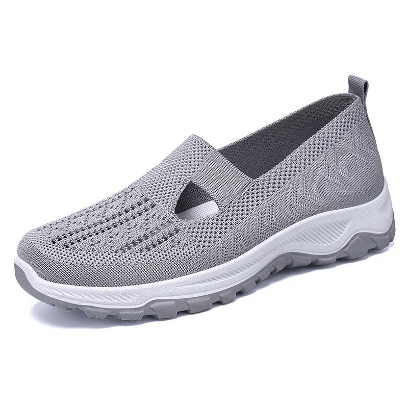 Туфли женские универсальные новые повседневные одинарные туфли тканевые туфли дышащие сетчатые туфли