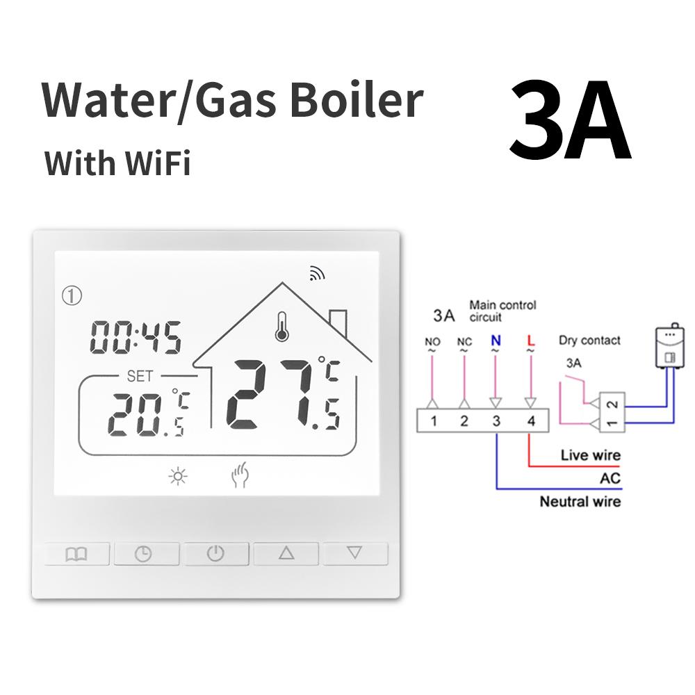 Tuya Smart WIFI Room Thermostat Water/Gas Boiler Electric Floor Water Heating Temperature Controller Google Alexa Yandex Alice