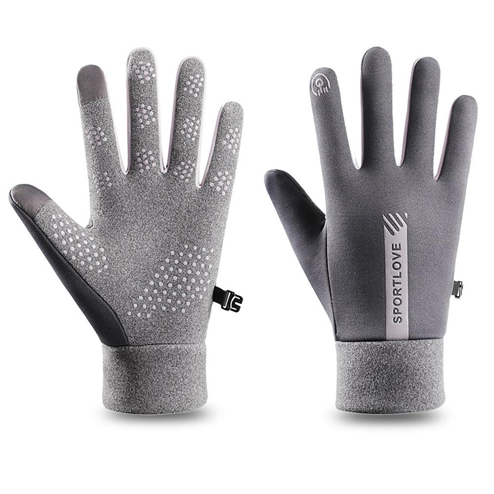 Cold Resistance Winter Gloves Thicken Ski Gloves Touch Screen Gloves  For Outdoor Sport Running
