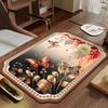 Прямоугольный чайный коврик, впитывающий и быстросохнущий чайный поднос для дома, гостиной, ковер, быстросохнущий коврик