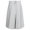 Shop   Women Waistband Bermuda Culottes Summer Pants Ash Beige Fwb Wpt 21303