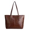 Retro large bag women's fashion simple shoulder handbag large capacity underarm tote bag