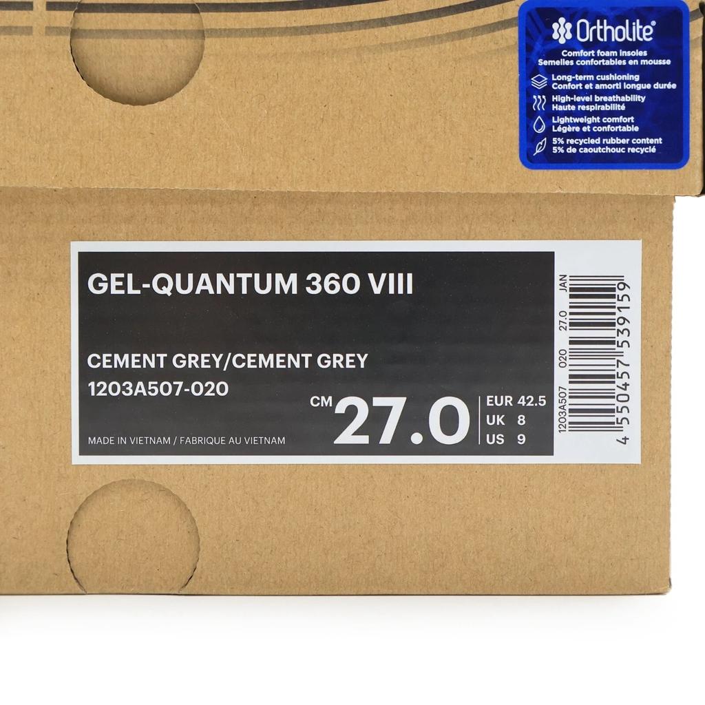 1203A507-020 C.P. Компания Asics Gel-Quantum 360 8 Цементно-серый Черный (Мужской)