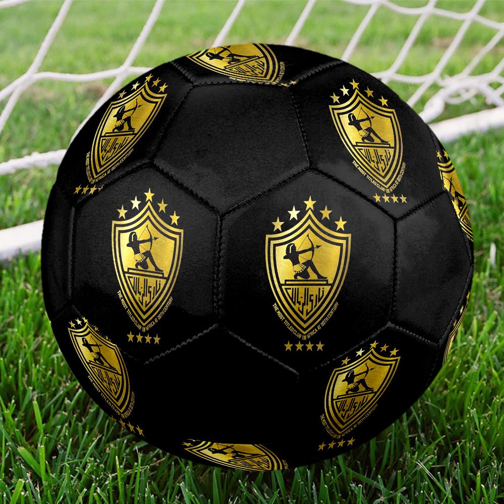 Zamalek SC size5 Soccer Ball, colorful, suitable for all ages, machine-stitched, PVC material, competition grade,durable and high bounce