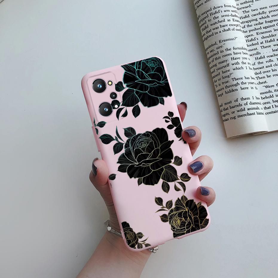 Чехол для Realme GT Neo 3T Чехол для Realme GT Neo 2 GT2 Радужный Цветок Мягкий Силикон Защитный Бампер для Телефона Чехол для Realme GT Neo 3T 2
