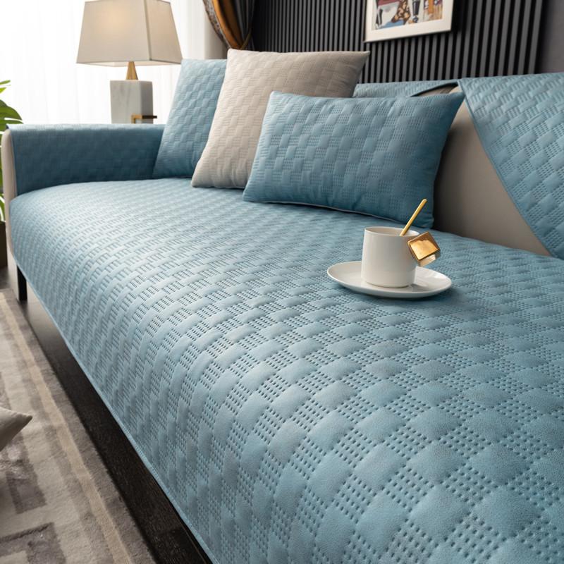 Sofa Cushion Four Seasons Universal Technology Cloth Modern High-End Light Luxury Waterproof Non-Slip Mat Non-Stick Fur Seat Cushion Cover