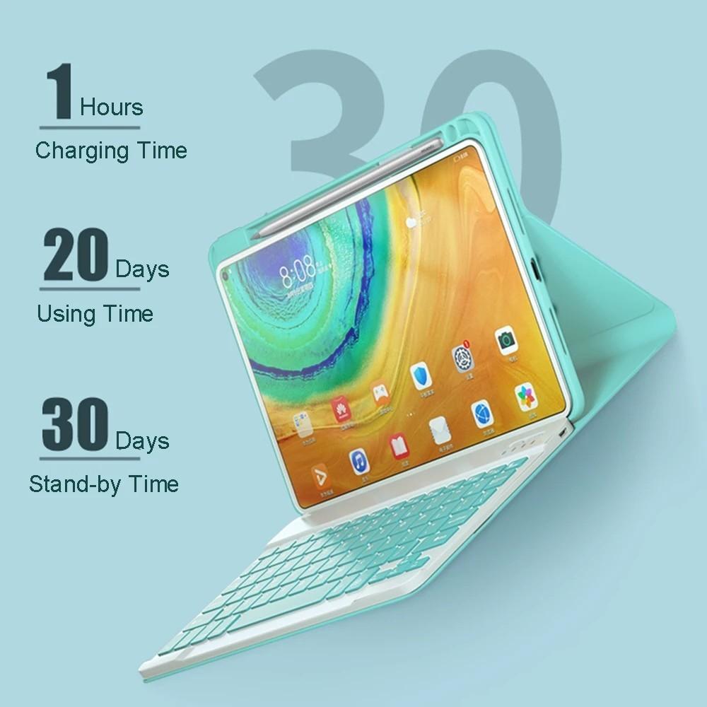 Магнитный кожаный чехол для планшета Xiaomi Poco Pad 12,1 дюйма 2024 6S Pro 12,4 5 6 Pro 11 для Redmi Pad SE 11 чехол с мышкой Bluetooth-клавиатурой