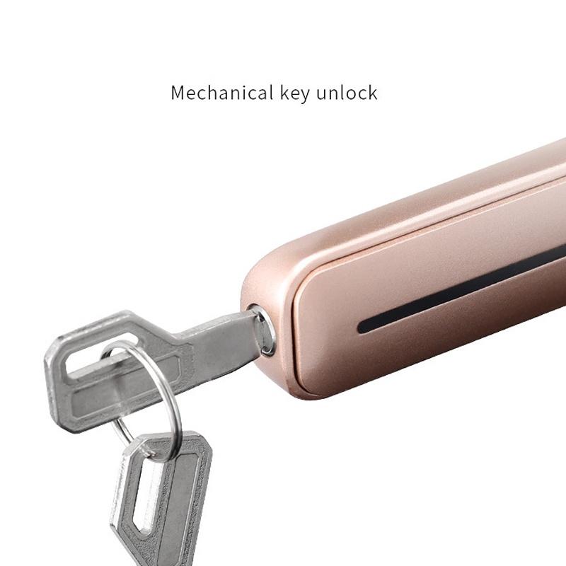 Двухрежимный USB перезаряжаемый замок для двери с отпечатком пальца, безопасность, биометрическая ручка, электронный умный замок для квартиры НОВЫЙ