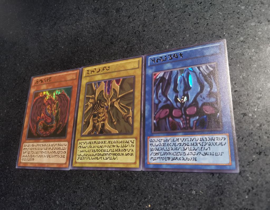 Yu-gi-oh! 3pcs/set  Phantasm  Diy Self-made Card Collection Cards Gauze Flash Anime Toy Gift Colorful Flash